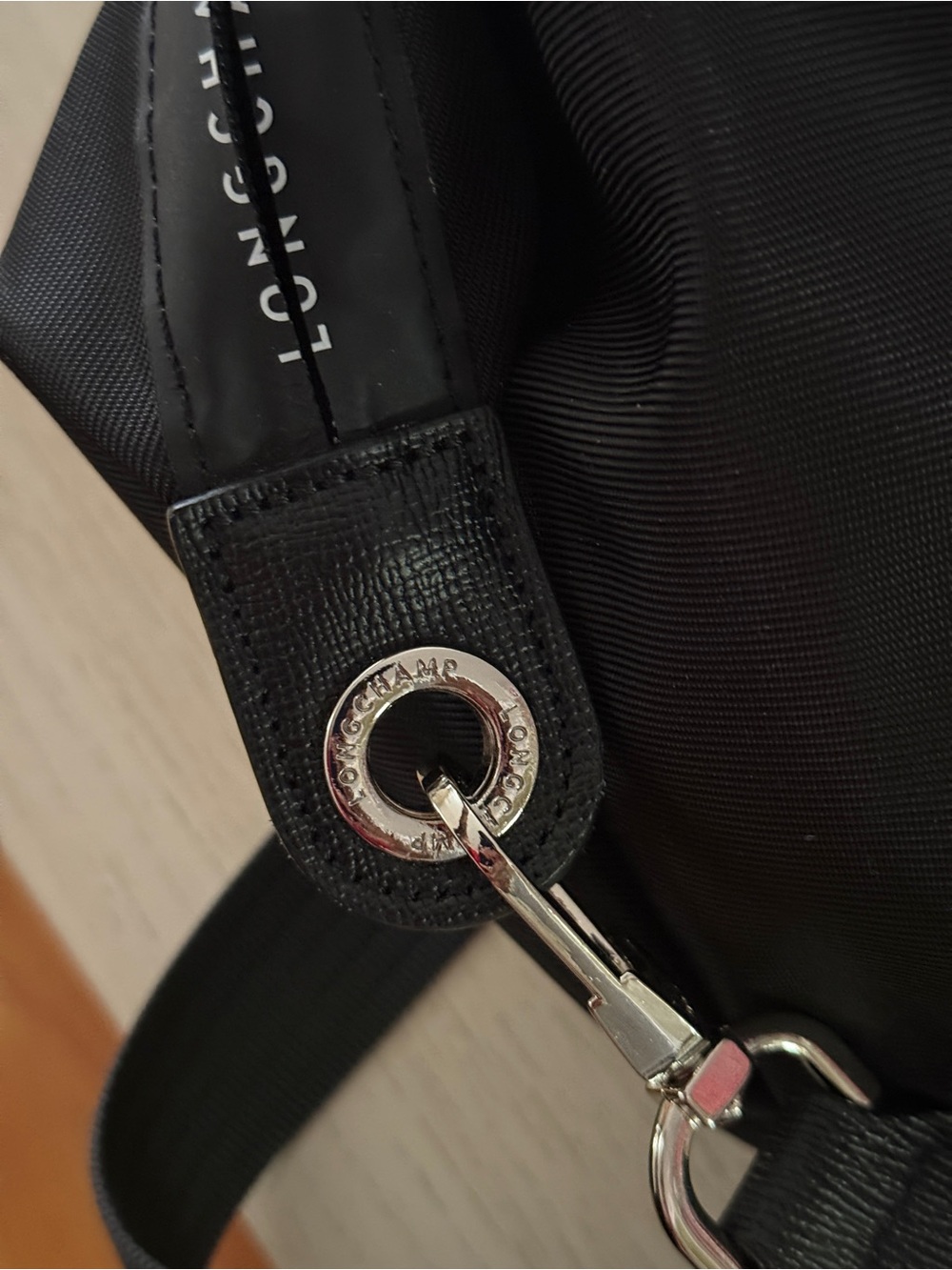 LE PLIAGE ENERGY S HANDBAG Black - Recycled canvas - Picture 9 of 10